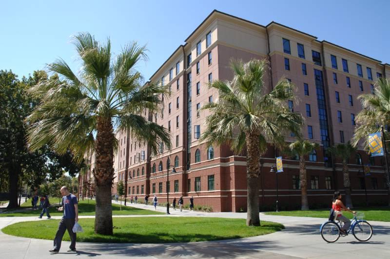 exterior image of campus village building C